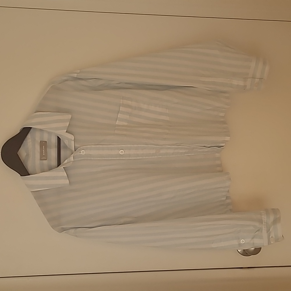 Everlane long sleeve cropped shirt - XL